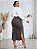 Saia Longa Cinza Plus Size Abertura Lateral Anagrom Ref.271P - Imagem 4