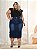 Saia Jeans Feminina Plus Size Anagrom Azul Ref.250P - Imagem 3