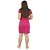 Vestido Gola Polo Malha Rosa Chiclete Anagrom Ref. 9007 - Imagem 2