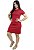 Vestido Gola Polo Malha Vermelha Ref.9001 - Imagem 4