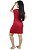 Vestido Gola Polo Malha Vermelha Ref.9001 - Imagem 5