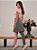 Calça com Saia Moda Evangélica Fitness Cinza Anagrom Ref7004 - Imagem 4