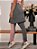 Calça com Saia Moda Evangélica Fitness Cinza Anagrom Ref7004 - Imagem 6