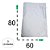 Kit 5 Pano De Chão Branco Grande Especial Extra Branco - Imagem 2