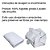 Kit 5 Pano De Chão Branco Grande Saco Duplo Algodão Açucar - Imagem 7