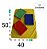 Kit 10 Flanela Microfibra Cores Limpeza Automotiva 40x50cm - Imagem 2