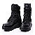 Botina Masculina Delta Rasteiro de Couro Conforto Jeans-Ar-Livre - Imagem 4