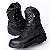 Botina Masculina Delta Rasteiro de Couro Conforto Jeans-Ar-Livre - Imagem 10