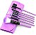 Pincéis de Maquiagem Brushes Lady Beauty Cosmetics - 7 PÇS - Imagem 1