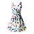 Vestido Chiffon Estampado Hot Summer Fashion Sem Mangas - Imagem 5