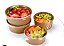 Pote Papel Kraft 750ml  20un Cereal Caldo Salada C/tampa - Imagem 5