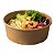Pote Papel Kraft 750ml  50un Cereal Caldo Salada C/tampa - Imagem 1