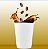 Copo Papel Café Chá E Cappuccino Bio 400ml - 50unid - Imagem 4