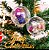 Embalagem Decoraçao Natal Bola 8 Cristal Transparente 28un - Imagem 2