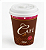 Copo Papel 180 Ml estampado desenhado Café Chá Cappuccino Biodegradável 50un - Imagem 2