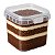 Potes Plásticos Quadrados 220ml com Lacre – Kit 200 Unidades - Imagem 2