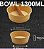 Pote Bowl Kraft 1300ml Alimentos Secos Molhados 10un C/tampa - Imagem 3
