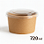 Pote Bowl Kraft 720ml C/ Tampa 10un Cereal Sopa Sorvete - Imagem 9