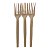 Kit 50 Garfo Bagaço De Fibra Vegetal 17cm - Biodegradável - Imagem 3