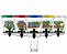 10 Baldes Dispenser bebidas Transparente 3,6L Torneira Personalizado - Imagem 6