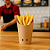 Kit 50 Embalagens Cone M Para Batata Frita Porções Delivery Lanchonete - Imagem 3