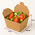 Kit 20 Maleta Kraft Embalagem Multiuso Delivery 1200ml Marmita Caixa Restaurante - Imagem 7