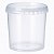 Pote Plástico Redondo com Lacre 220ml – Kit 500 Unidades - Imagem 1