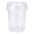 Pote Plástico Redondo Com Lacre 100ml - 50 unidades - Imagem 1