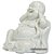 Buddha Feliz - 7cm - Brilhante - Branco ou Preto - Imagem 2