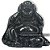 Buddha Feliz - 7cm - Brilhante - Branco ou Preto - Imagem 5