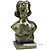 Busto Deusa da Justiça Metalizado - Dourado - 13cm - Imagem 1