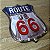 Porta Chaves - Placa / Escudo Route 66 (Rota 66) - Imagem 5