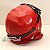Crânio Motociclista Aviador com Capacete e Óculos - Vermelho - Imagem 4