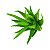 Suculenta Aloe Cacto em Silicone Verde - Imagem 1