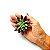 Suculenta Dedo de Moça em Silicone Verde e Roxo - Imagem 4