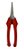 Tesoura Colheita 18cm 02h18 Bico Longo Carpa Cor Vermelho - Imagem 1