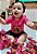 Body + Laço Com Saia Rosa Vestido Sonho Menina Temático - Imagem 2