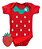 Body + Laço Tema Frutas Morango Menino / Menina Mesversario - Imagem 5