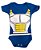 Body Super Saiyajin Vegeta Menina / Menino Mesversario Temas - Imagem 1
