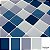 Pastilha Adesiva Resinada Elegance Blue - Imagem 1