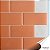 Azulejo Metrô Orange Resinado - Imagem 1