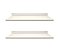 KIT 2 PRATELEIRAS MULTIUSO MDF 60 larg x 20 prof Para 10Kg - Imagem 1