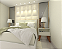 Mesa de Cabeceira 40cm MDF Branco Off White com Pés - Imagem 2