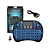 Mini Teclado Keyboard Sem Fio Wireless Iluminado com Luz Led  backlit - Imagem 1