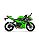 Ponteira Arrow Race Tech Kawasaki Ninja 400 18'~ - Imagem 1