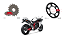 Coroa e Pinhão JT Sprockets Yamaha R1 (09'~14') - Imagem 1