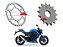 Coroa e Pinhão JT Sprockets Suzuki GSX S 750 (17'~21') - Imagem 1