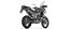Ponteira Arrow Aluminio Preto Triumph Tiger 900 (24~) - Imagem 2
