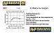 Pastilha de freio RACING AP Racing LMP 311 SRR - Imagem 3