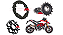 Coroa com Adaptador e Pinhão  JT Sprockets Ducati Hypermotard / Hyperstrada - Imagem 1